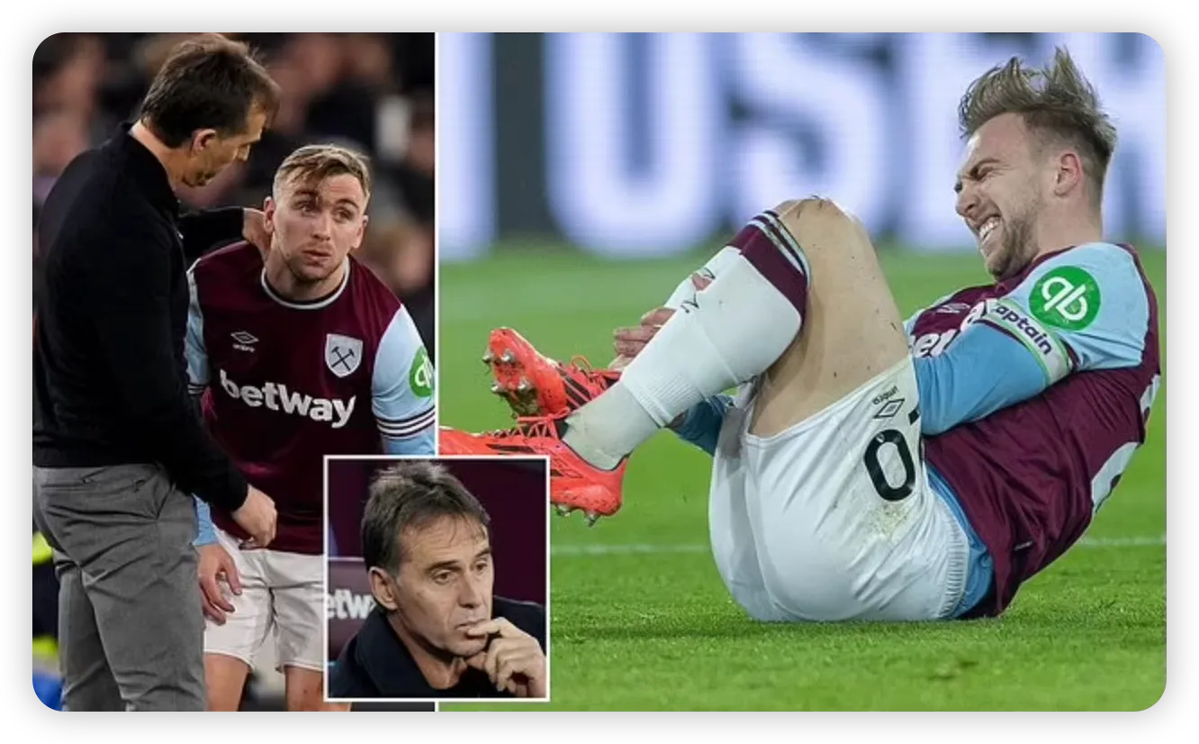 West Ham's Star Forward Suffers Fractured Foot Against Liverpool